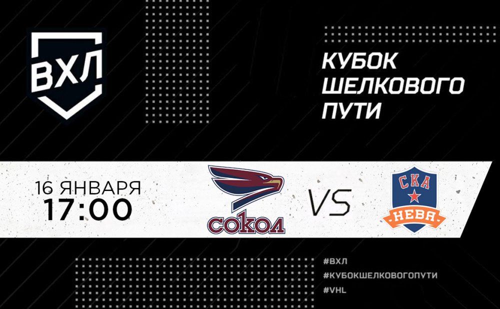 Домашний матч ВХЛ «Сокол» - «СКА-Нева»