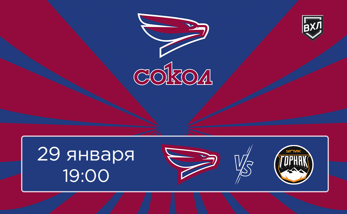 Матч ВХЛ «Сокол» - «Горняк-УГМК»
